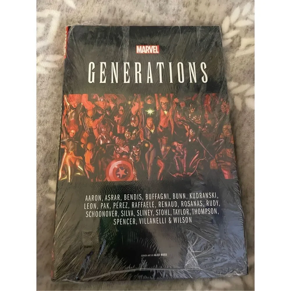 Marvel generations hardcover coffee table book- gamer collectible novelty